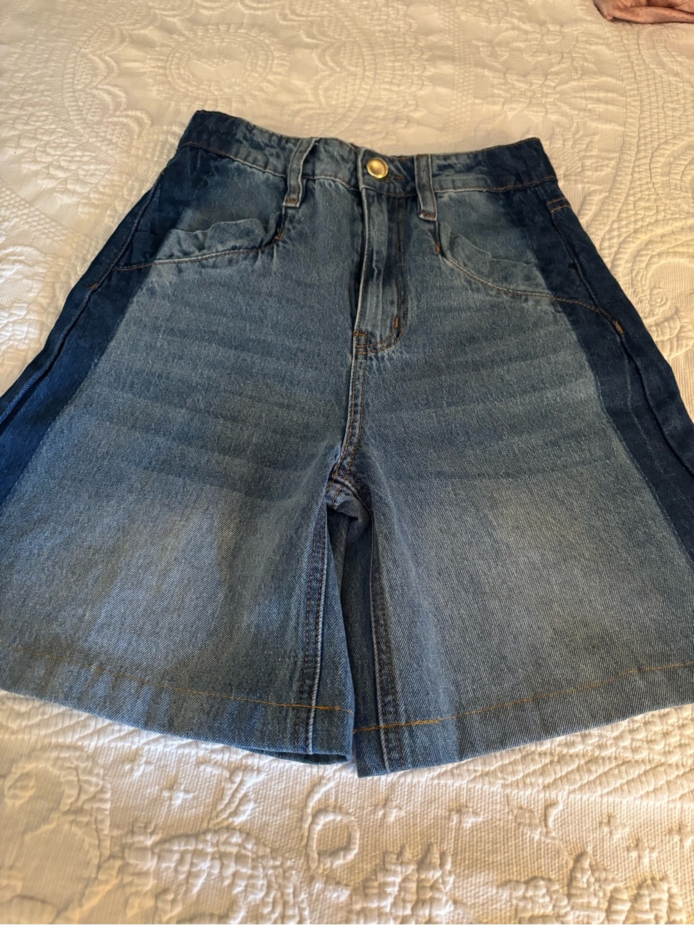 High Waisted Denim Shorts